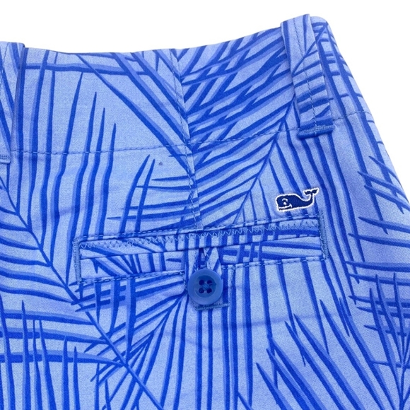 Vineyard Vines Geo Every 3.5" Day Shorts Palm Calm Water Women's US Size 2 Blue - Picture 2 of 9